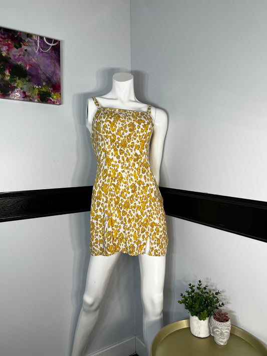 Gold Cheetah Dress